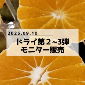 ＜モニター＞ドライ果実２回配送